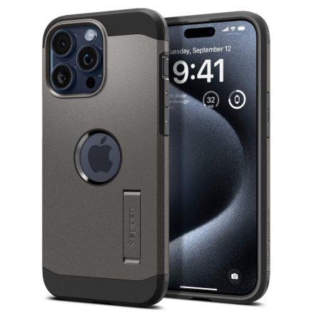 iPhone 15 Pro Max Tok - Spigen Tough Armor Mag - MagSafe - Szürke