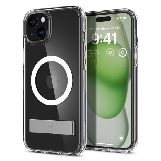 iPhone 15 Plus Tok - Spigen Ultra Hybrid S MagFit - Átlátszó