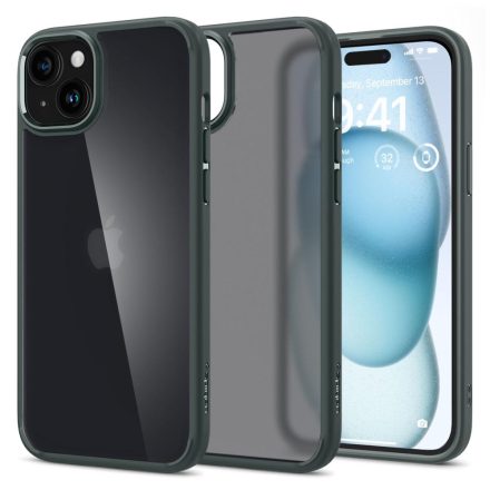 iPhone 15 Tok - Spigen Ultra Hybrid - Zöld