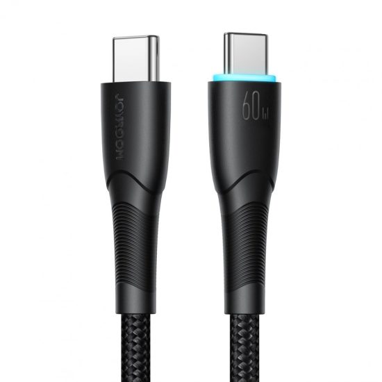 Joyroom USB-C - USB-C Starry Kábel - 1m 60W - Fekete