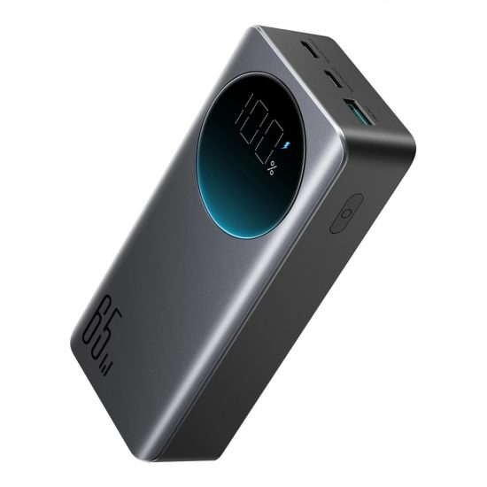 Joyroom JR-PBF05 Power Bank 30000mAh 65W Digitális Kijelzővel - Fekete