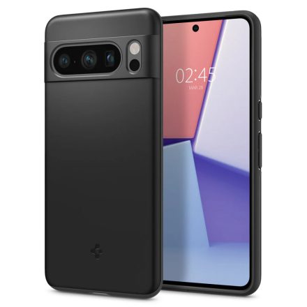 Google Pixel 8 Pro Tok - Spigen Thin Fit - Fekete