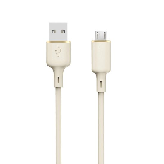 Dudao USB - Micro USB Kábel - 1m 5A - Bézs