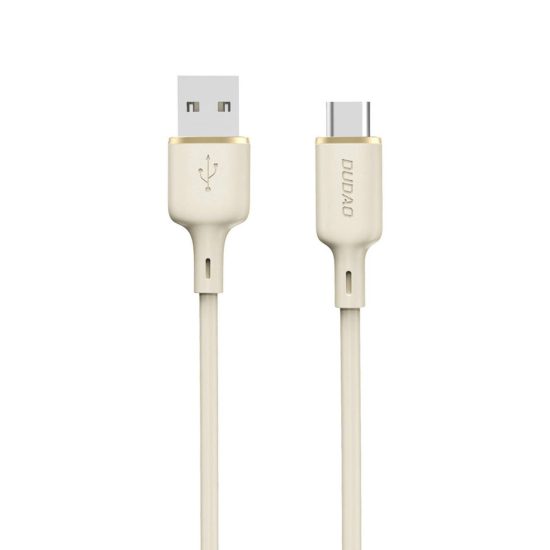 Dudao USB - USB-C Kábel - 1m 5A - Bézs