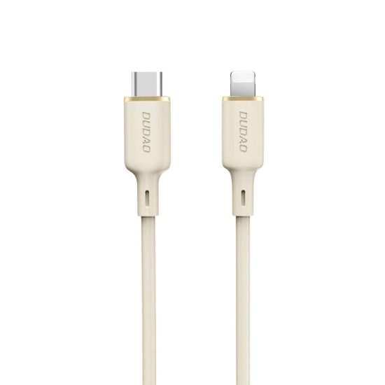 Dudao USB-C - Lightning Kábel - 2m 30W - Bézs