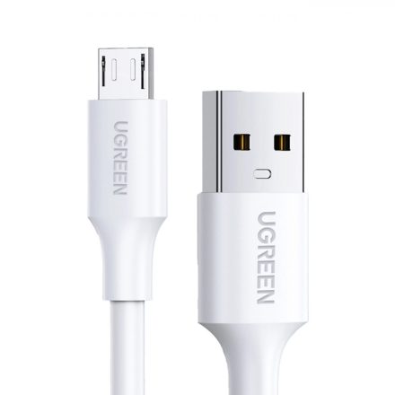 Ugreen USB - micro USB Kábel - 1m 2.4A - Fehér