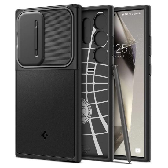 Samsung Galaxy S24 Ultra Tok - Spigen Optik Armor - Fekete