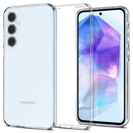 Samsung Galaxy A55 5G Tok - Spigen Liquid Crystal - Átlátszó