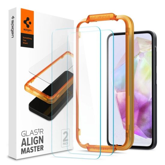 Samsung Galaxy A35 Kijelzővédő Üvegfólia - Spigen Glas.tR AlignMaster x 2 db