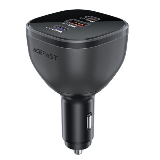 Acefast B14 Autós Töltő 165W - 2x USB-C + 1x USB-A - Fekete