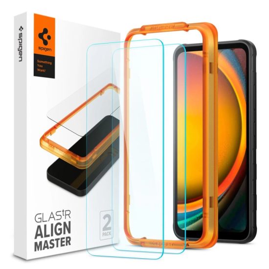 Samsung Galaxy XCover 7 Kijelzővédő Üvegfólia - Spigen Glas.tR AlignMaster x 2 db