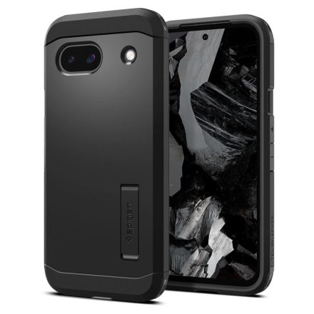 Google Pixel 8A Tok - Spigen Tough Armor - Fekete