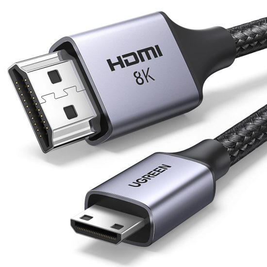 Ugreen Micro HDMI - HDMI 2.1 Kábel HD163 - 8K 1m - Szürke