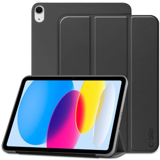 iPad 10.9" (2022) Tok - Tech-Protect SmartCase - Fekete