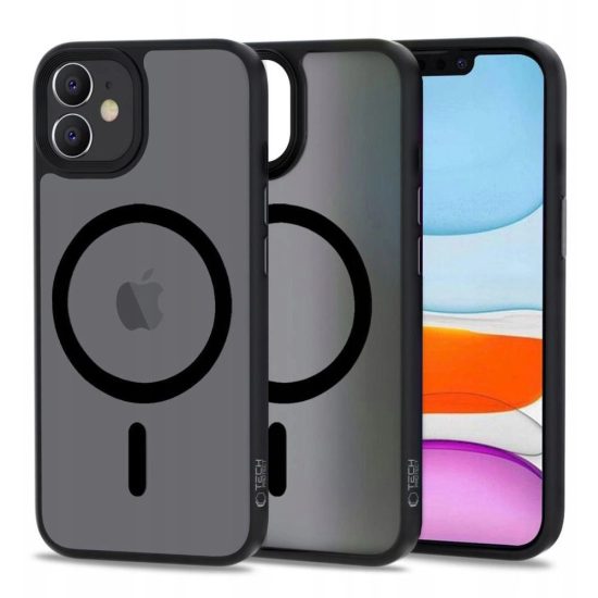 iPhone 11 Tok - Tech-Protect MagMat MagSafe - Matt Fekete