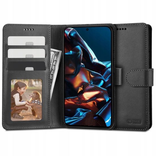 Xiaomi Redmi Note 12 Pro 5G / Poco X5 Pro 5G Tok - Tech-Protect Wallet - Fekete