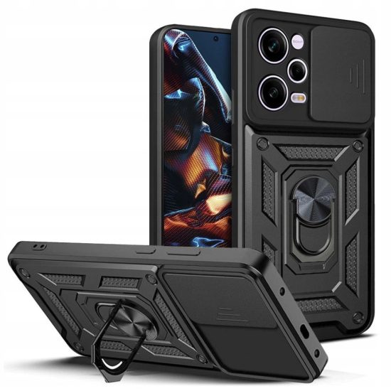 Xiaomi Redmi Note 12 Pro 5G / Poco X5 Pro 5G Tok - Tech-Protect CamShield Pro - Fekete