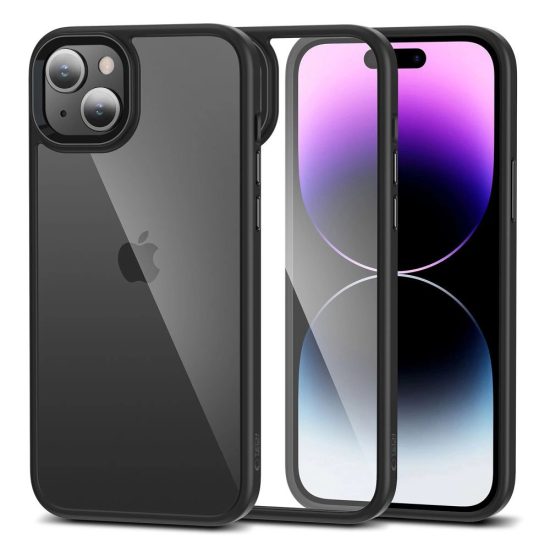 iPhone 15 Plus Tok - Tech-Protect MagMat - Átlátszó-Fekete