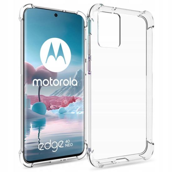 Motorola Edge 40 Neo Tok - Tech-Protect FlexAir Pro - Átlátszó