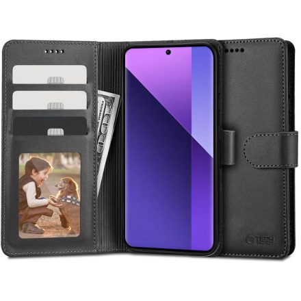 Xiaomi Redmi Note 13 Pro+ 5G Tok - Tech-Protect Wallet - Fekete