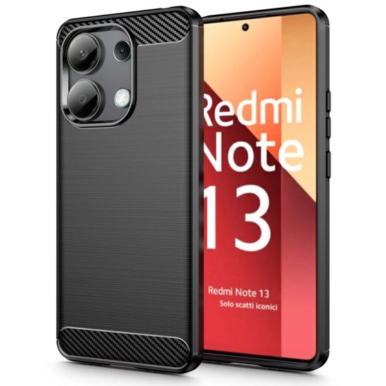 Xiaomi Redmi Note 13 4G / LTE Tok - Tech-Protect TPUCarbon - Fekete