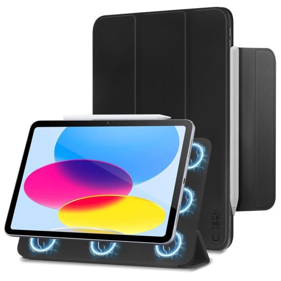 iPad 10.9" (2022) Tok - Tech-Protect SmartCase Magnetic - Fekete