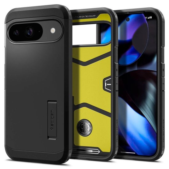 Google Pixel 9 / 9 Pro Tok - Spigen Tough Armor - Fekete