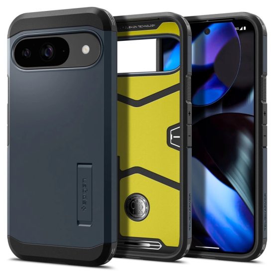 Google Pixel 9 / 9 Pro Tok - Spigen Tough Armor - Grafit