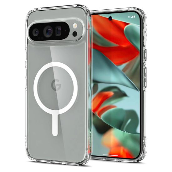 Google Pixel 9 Pro XL Tok - Spigen Ultra Hybrid OneTap MagFit - Fehér