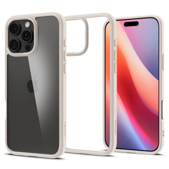 iPhone 16 Pro Tok - Spigen Ultra Hybrid - Titán