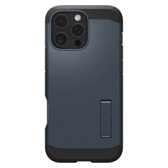 iPhone 16 Pro Tok - Spigen Tough Armor MagFit - Metal Slate