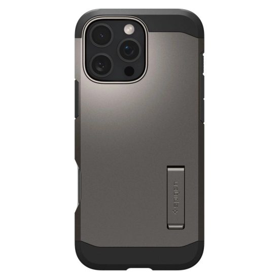 iPhone 16 Pro Tok - Spigen Tough Armor MagFit - Gunmetal