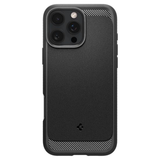 iPhone 16 Pro Tok - Spigen Rugged Armor MagFit - Fekete