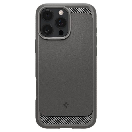 iPhone 16 Pro Tok - Spigen Rugged Armor MagFit - Szürke