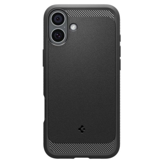 iPhone 16 Plus Tok - Spigen Rugged Armor MagFit - Fekete