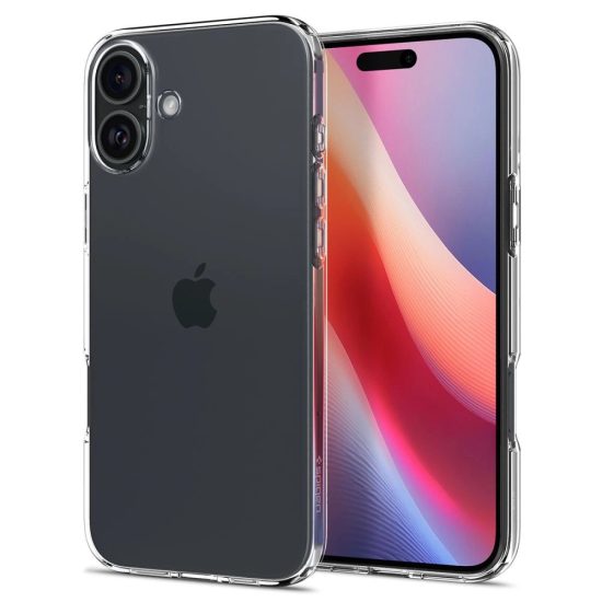 iPhone 16 Plus Tok - Spigen Liquid Crystal - Átlátszó