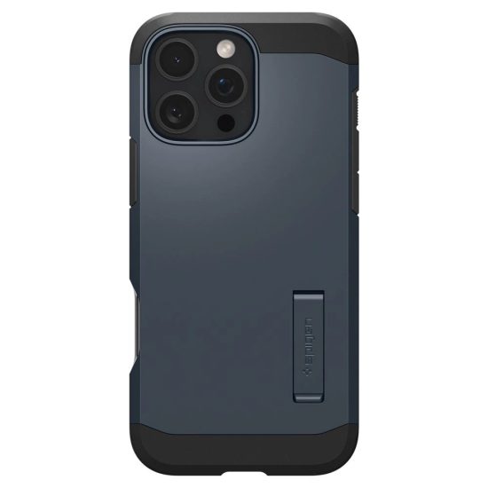 iPhone 16 Pro Max Tok - Spigen Tough Armor MagFit - Metal Slate