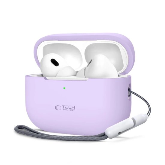 AirPods Pro 1 / 2 Tok - Tech-Protect Silicone - Lila