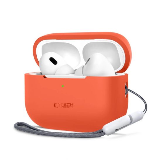 AirPods Pro 1 / 2 Tok - Tech-Protect Silicone - Narancs