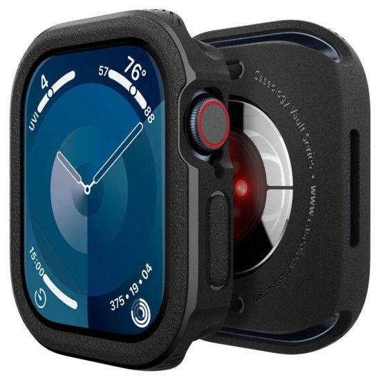 Apple Watch 10 (46mm) Tok - Spigen Caseology Vault - Fekete