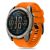 Garmin Fenix 5X / 5X Plus / 6X / 6X Pro / 7X / 8 (51 mm) Szíj - Tech-Protect Silicone Line - Narancs