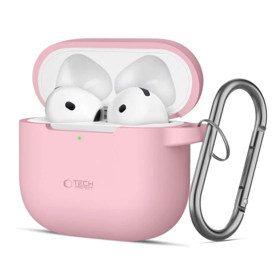 AirPods 4 Tok - Tech-Protect Silicone Hook - Pink