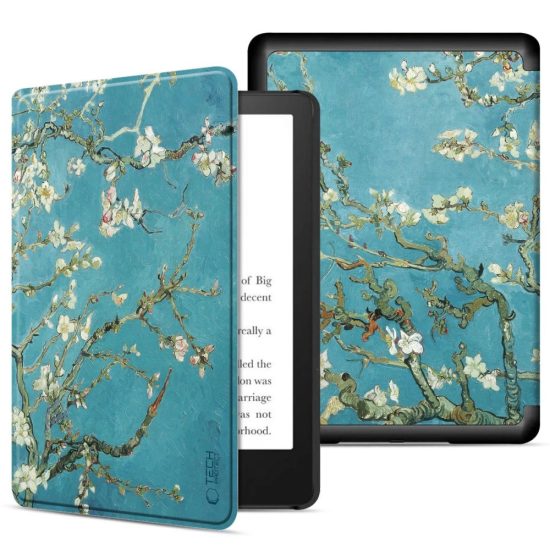 Kindle PaperWhite 6 / Signature Edition Tok - Tech-Protect SmartCase - Kék-Mintás