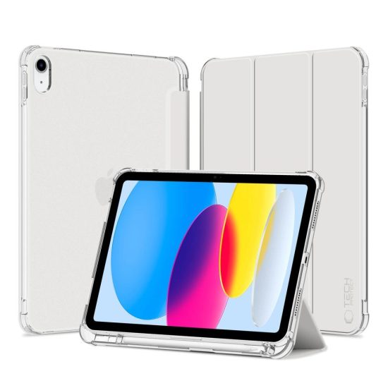 iPad 10.9" (2022) Tok - Tech-Protect SC Pen Hybrid - Szürke-Átlátszó