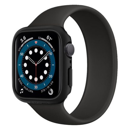 Apple Watch 44mm Tok - Spigen Thin Fit - Fekete