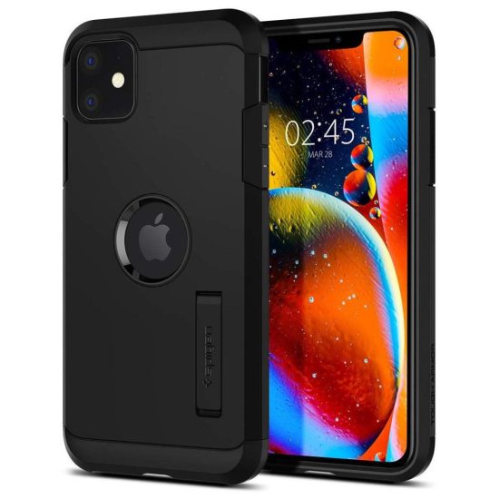 iPhone 11 Tok - Spigen Tough Armor - Fekete