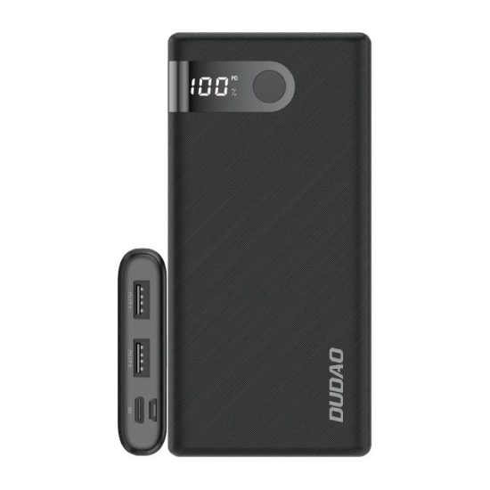 Dudao K9Pro Power Bank 10000mAh - 2xUSB - Fekete