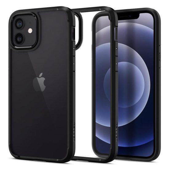 iPhone 12 / iPhone 12 Pro Tok - Spigen Ultra Hybrid - Fekete