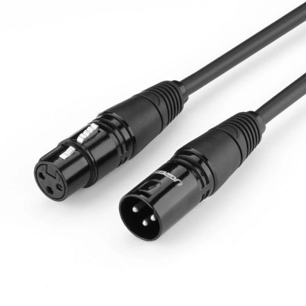 Ugreen AV130 XLR Hosszabbító Kábel - 5m - Fekete