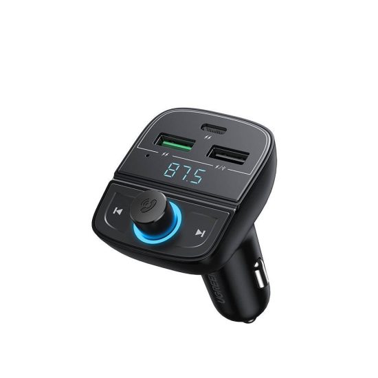 UGREEN FM Transmitter és Töltő - 2xUSB + USB-C - BT5, PD/QC3.0